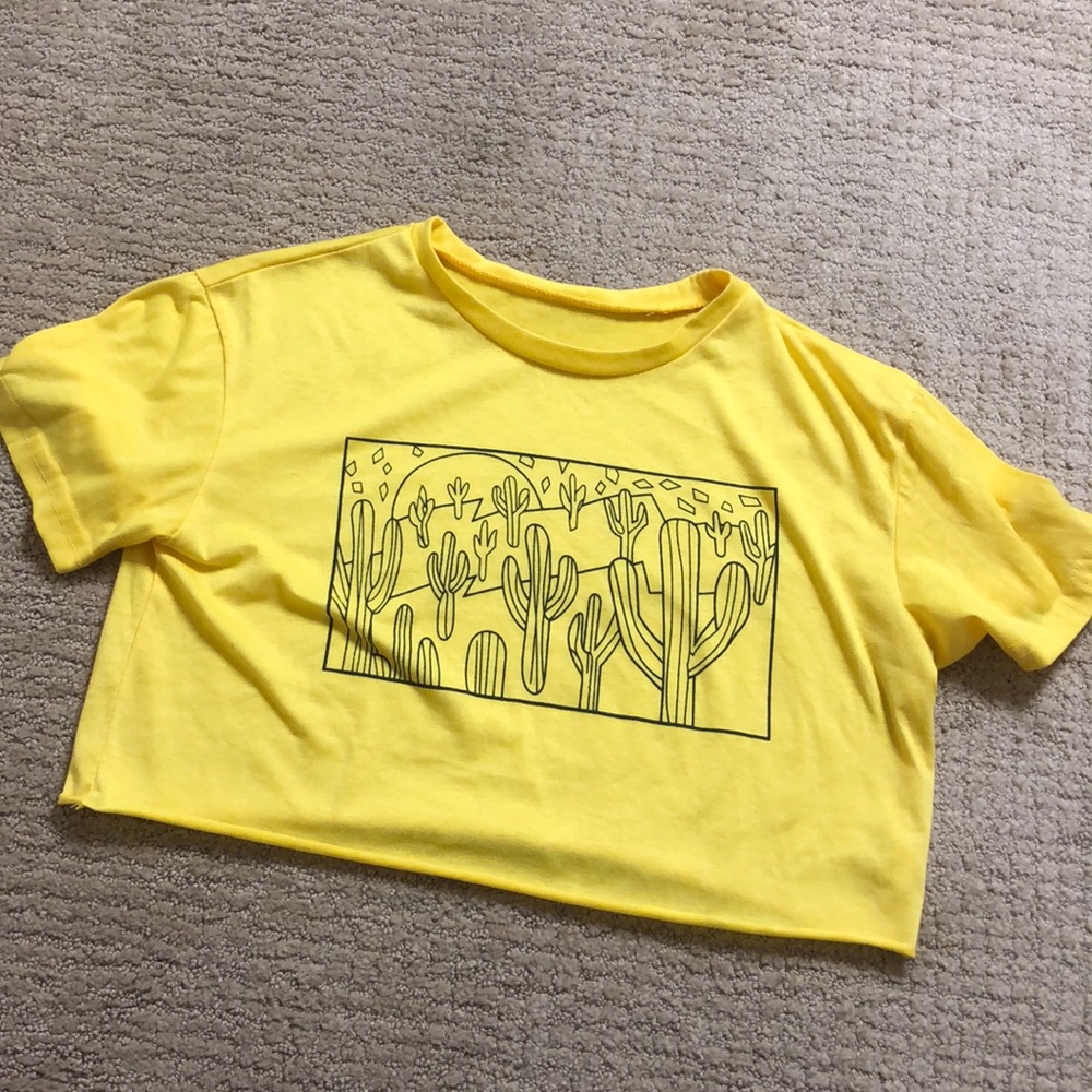 Cactus crop top